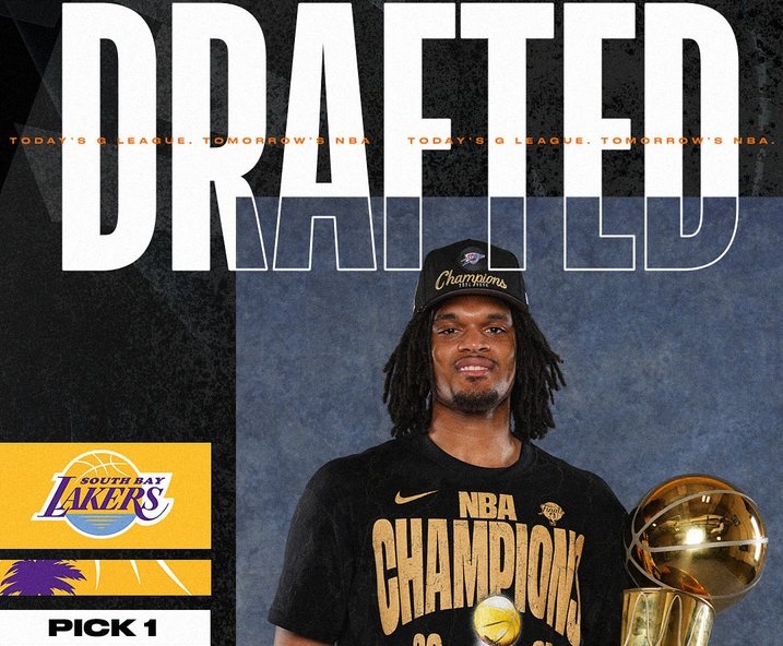 G League Draft: South Bay Lakers select former Thunder player Dillon Jones with No. 1 overall pick