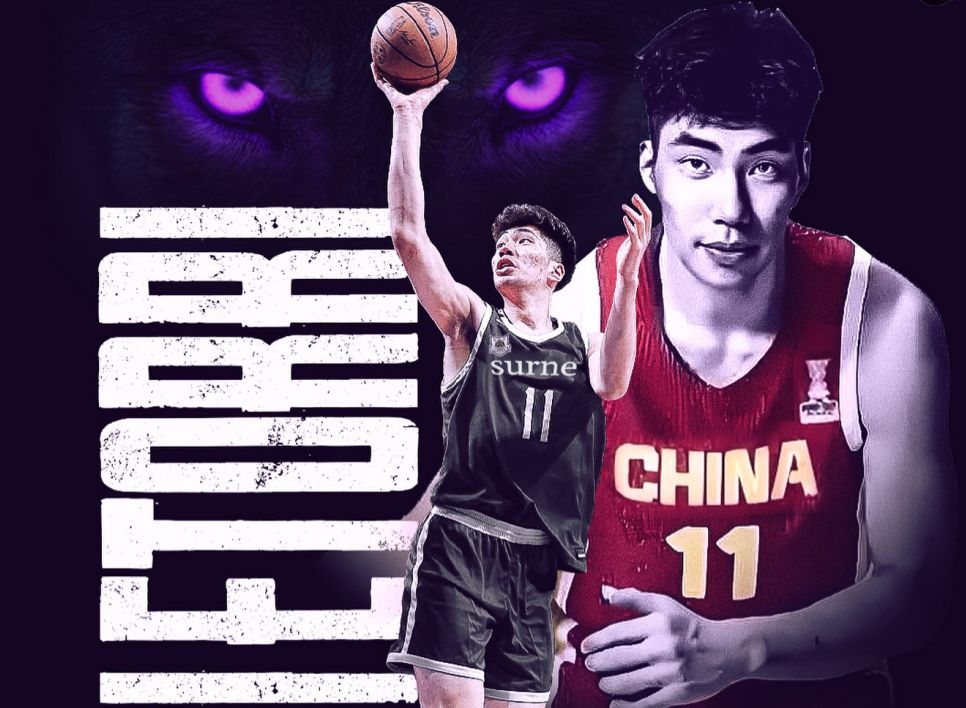 Scored a new high in his overseas career! Yu Jiahao scored 12 points on 4-of-5 shooting and grabbed 4 rebounds to help the team win.