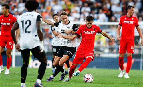 Valencia vs Osasuna