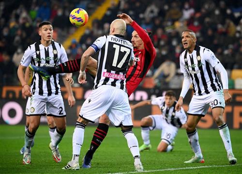 Udinese vs AC Milan
