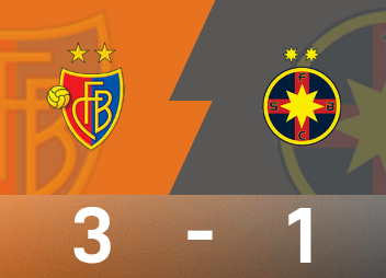 Europa League report: Shaqiri scores twice, Basel beat Steaua Bucharest 3-1