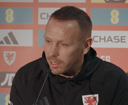 The Wales coach missed the sideline command due to suspension, and Wilson missed the Liechtenstein game due to suspension