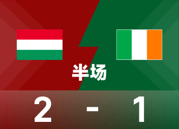 World Cup pre-half time: Varga volleyed the world wave, Hungary temporarily 2-1 Ireland